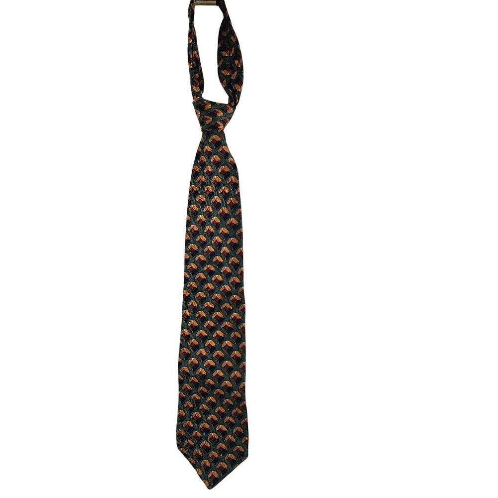 Frank Sinatra Mens Silk Tie Kaleidoscope Premier Collection Geometric Vintage - Picture 2 of 8